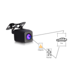 MOCO C-10 Fish Eye Smart Motion & Detection Alarm Reverse Camera - Image 2